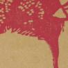 Thumbnail for Linoportret van Frida Kahlo – handgedrukte A4 linoprint in fuchsia of oranje